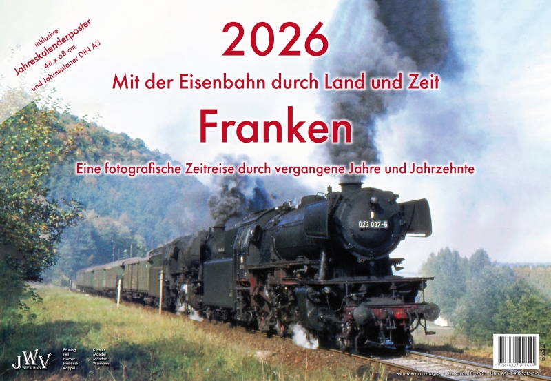 Eisenbahnkalenderblatt Franken