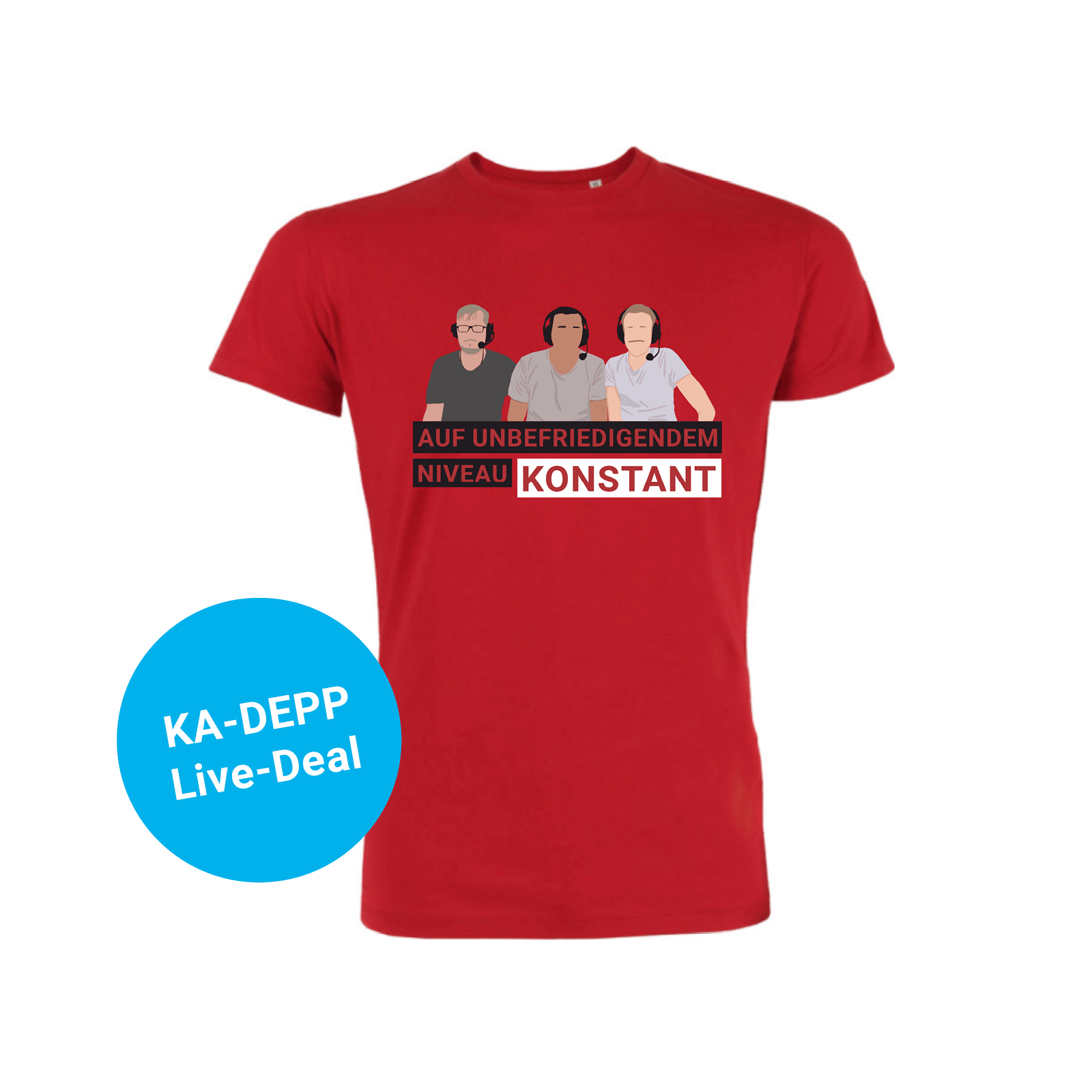 KA DEPP - Konstant - T-Shirt rot