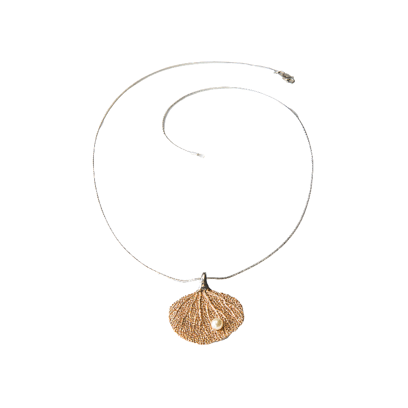 Collier "Fächerkoralle mit Perle"