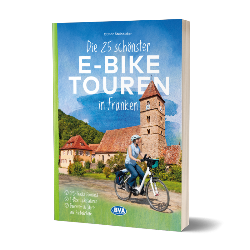 Produktbild: Buch "Die 25 schönsten E-Bike-Touren in Franken"
