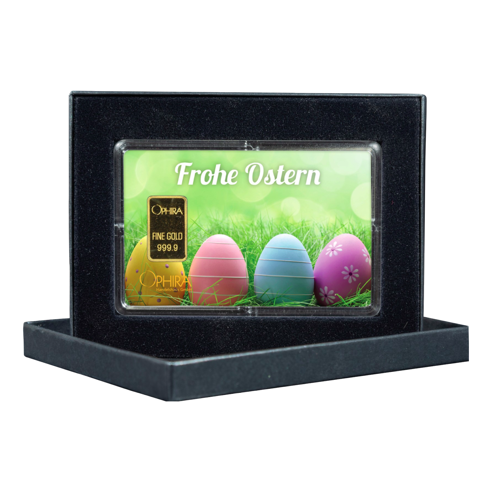 Goldgeschenkbarren "Ostereier" 0,5 g