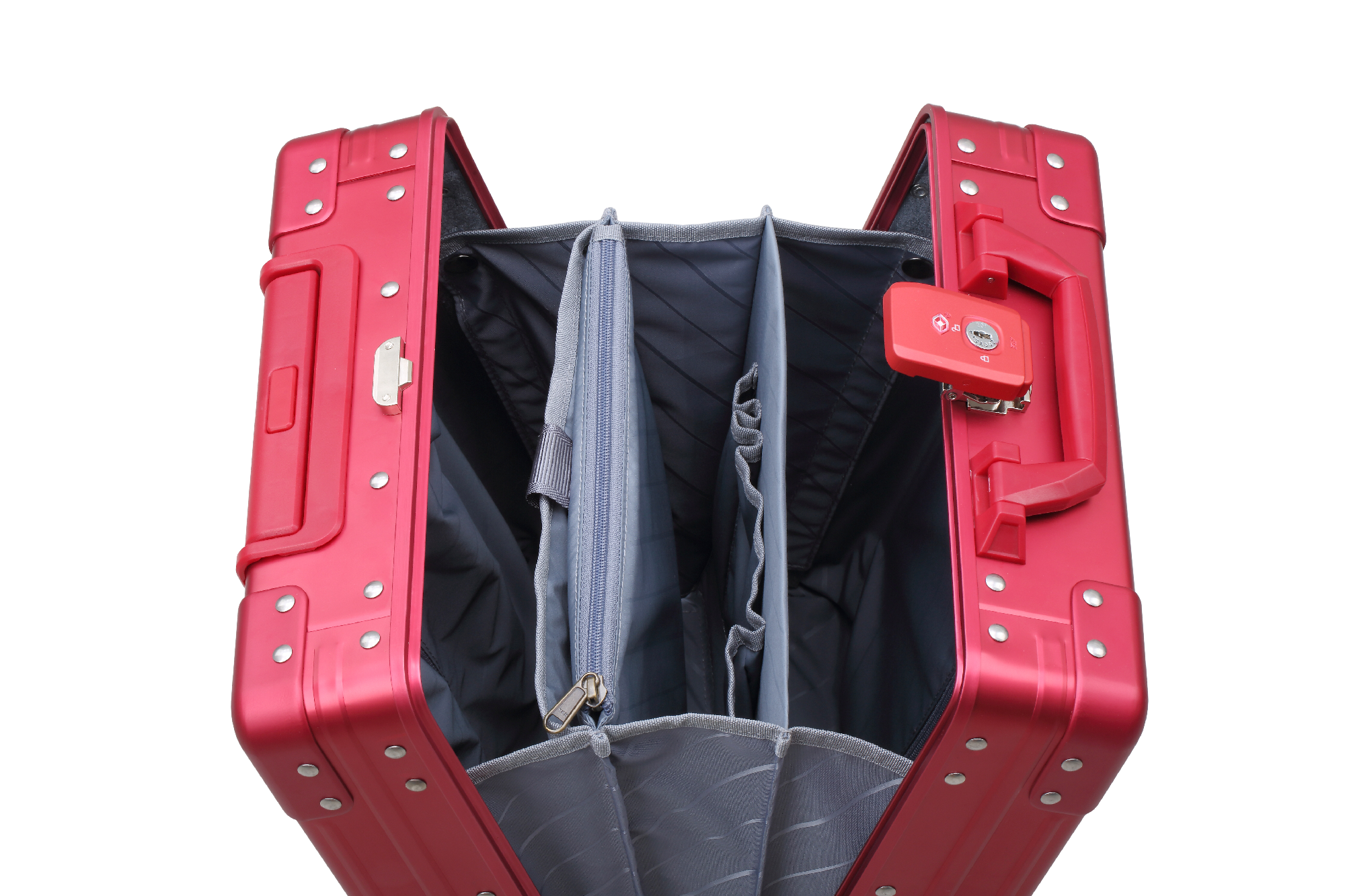 Produktbild: Hartschalen-Koffer "Vertical Underseat Carry-On" Farbe Rubin