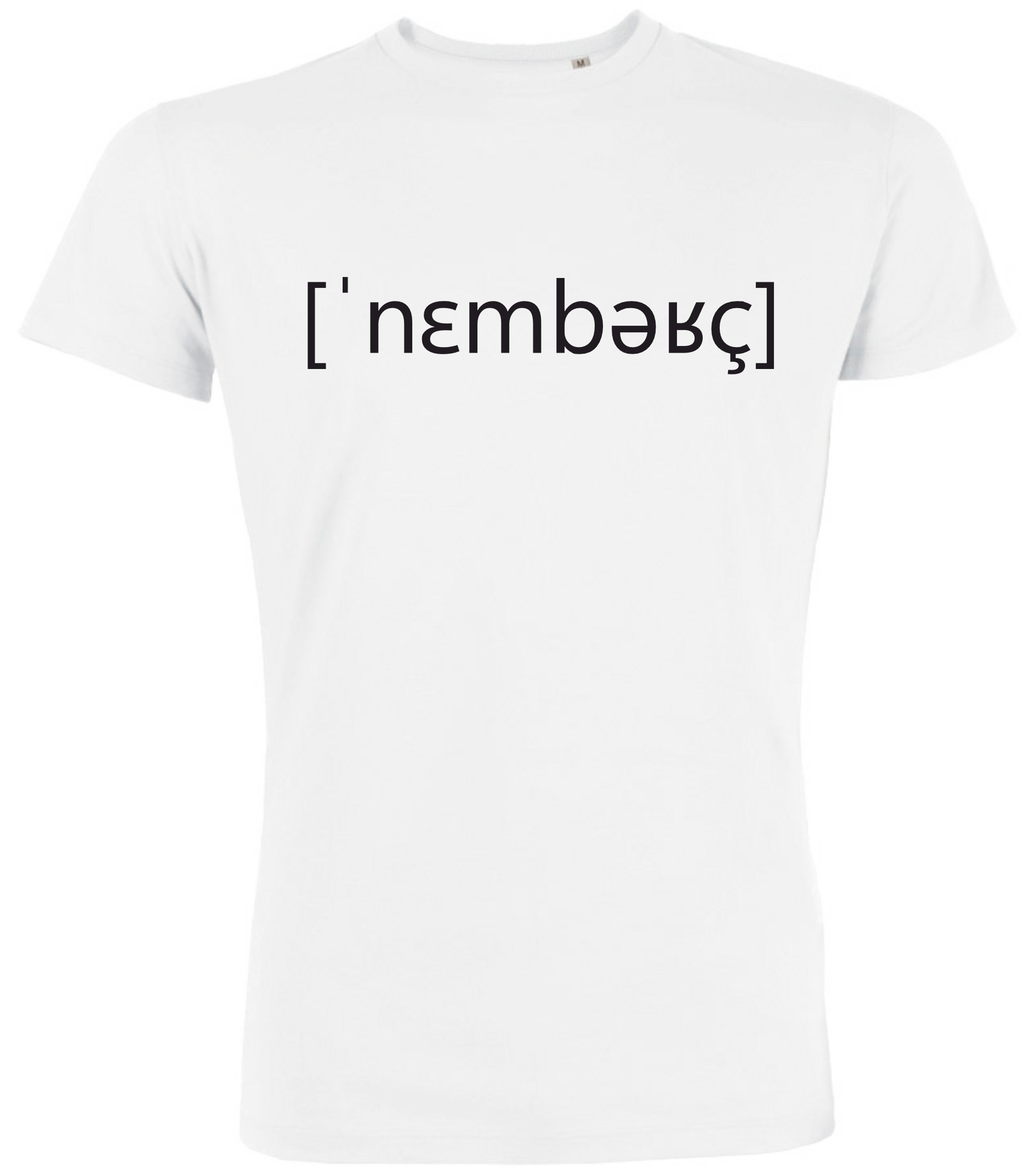 Nemberg Lautschrift - T-Shirt weiß