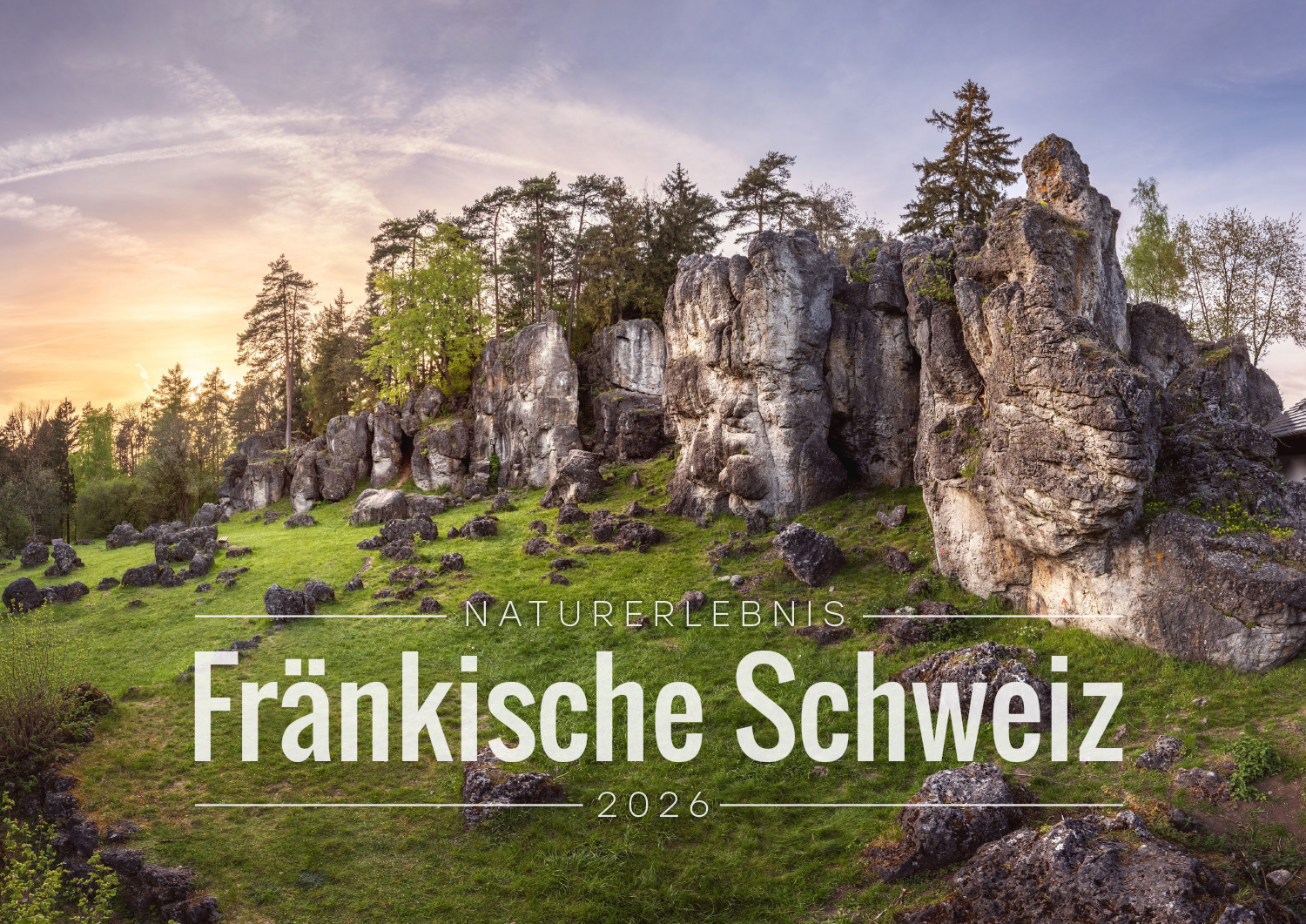 Titelblatt Naturerlebnis Fränkische Schweiz Kalender 2026