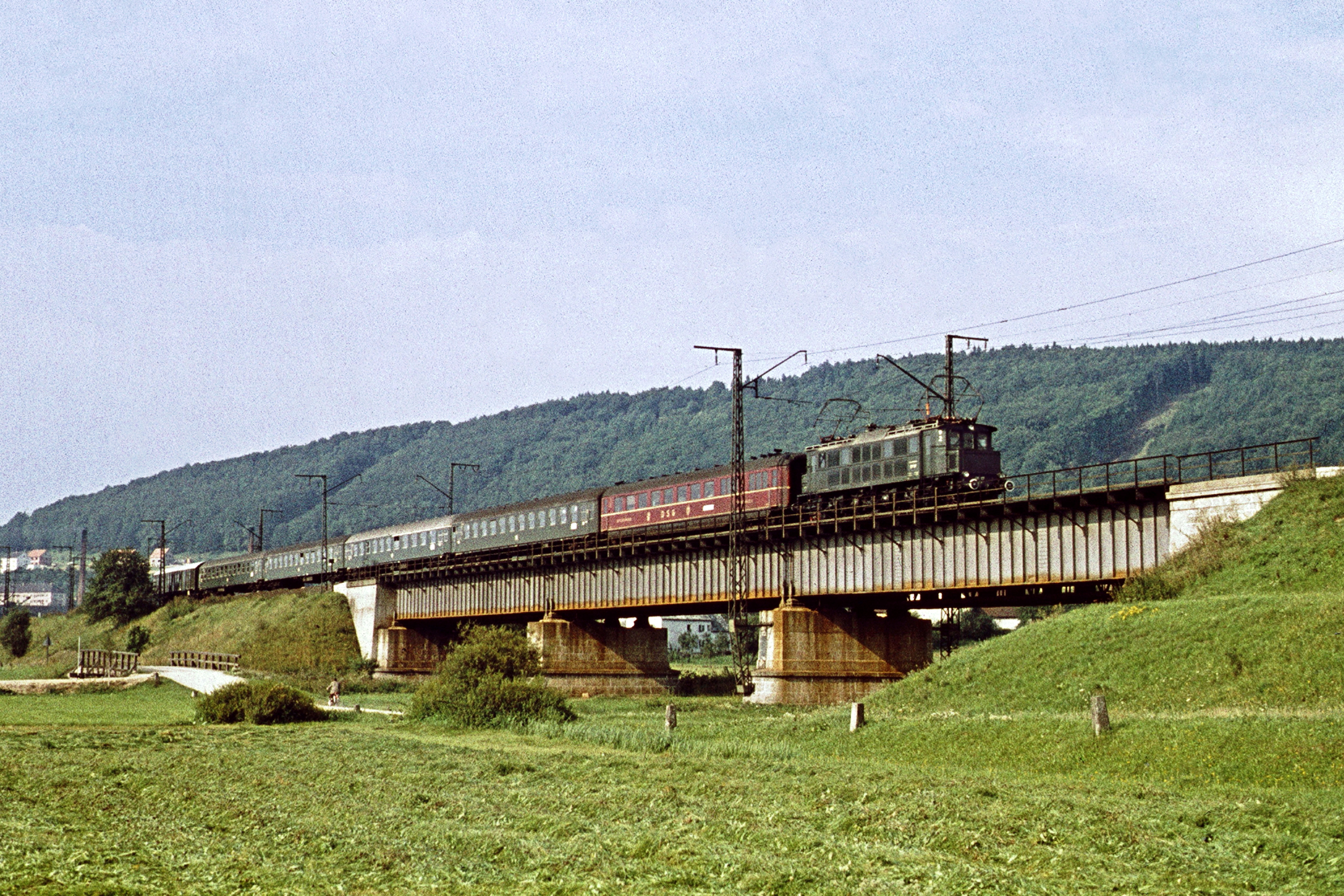 Eisenbahnkalenderblatt Franken