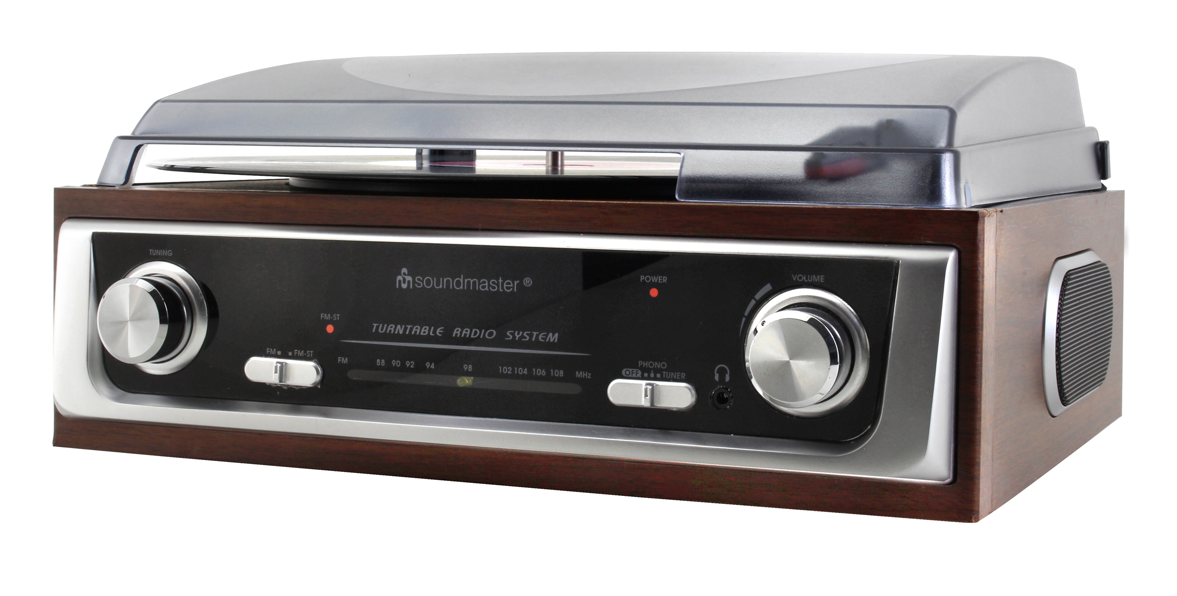 Plattenspieler mit UKW Radio in Retro Optik