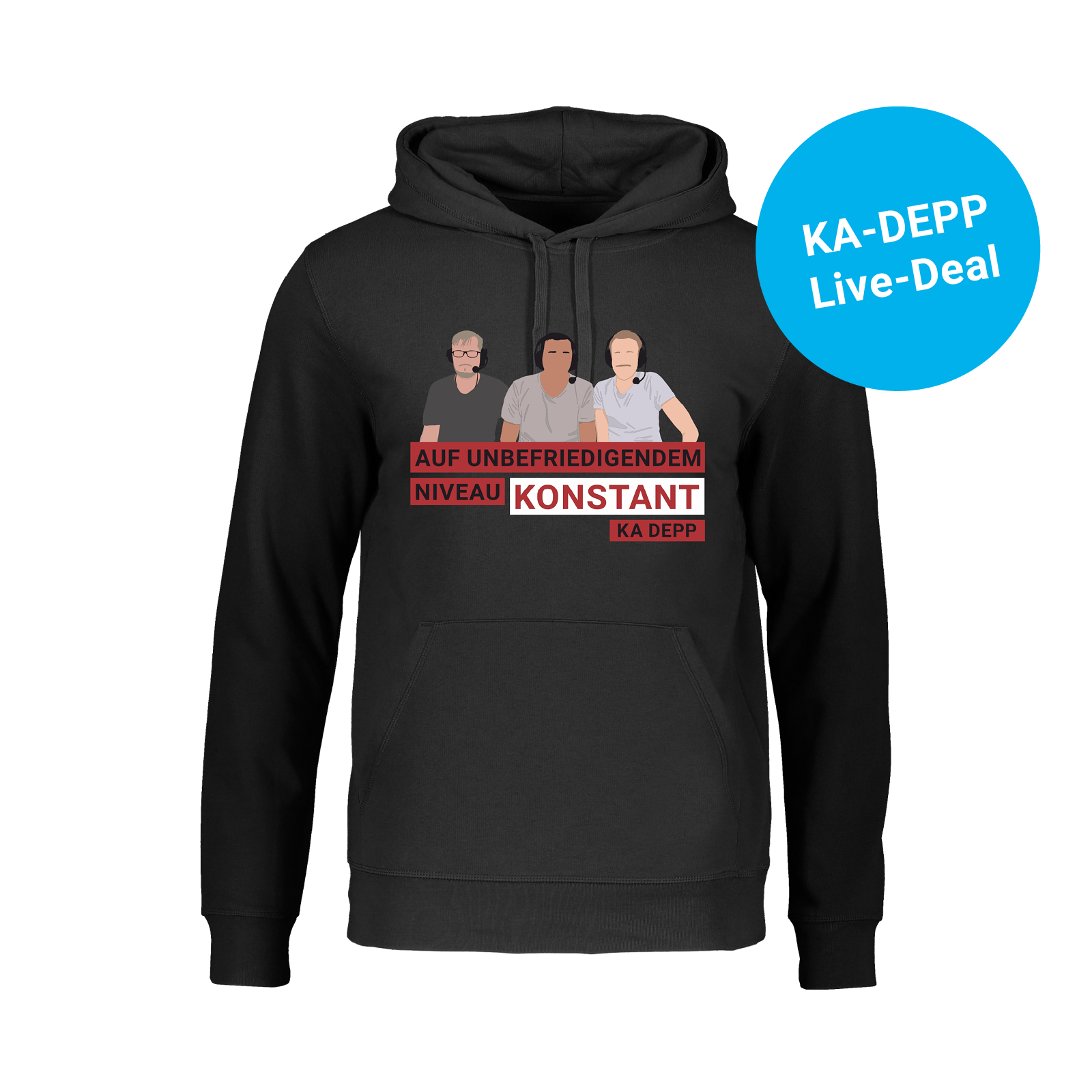 KA DEPP - Konstant - Hoodie - schwarz