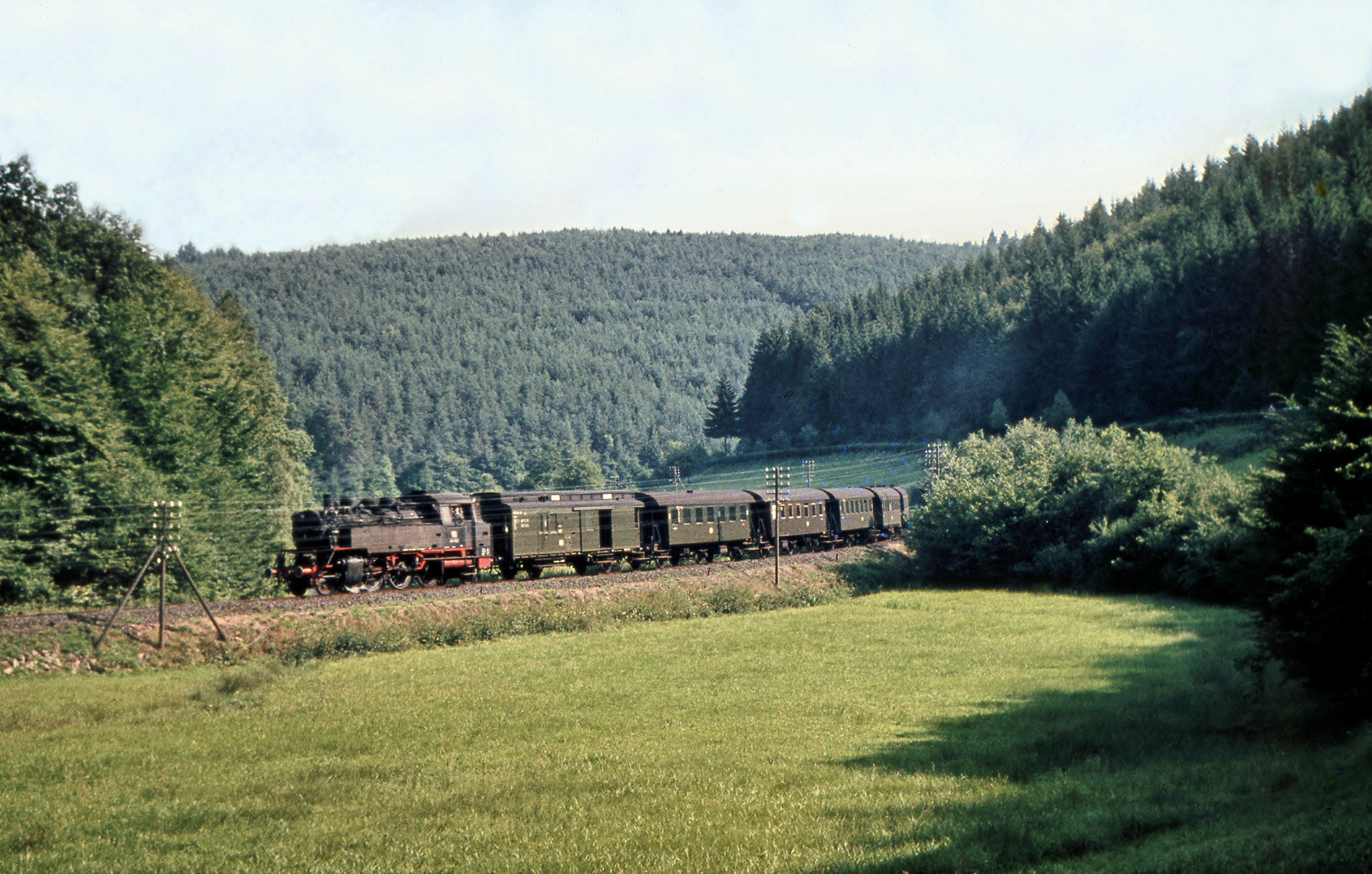 Eisenbahnkalenderblatt Franken