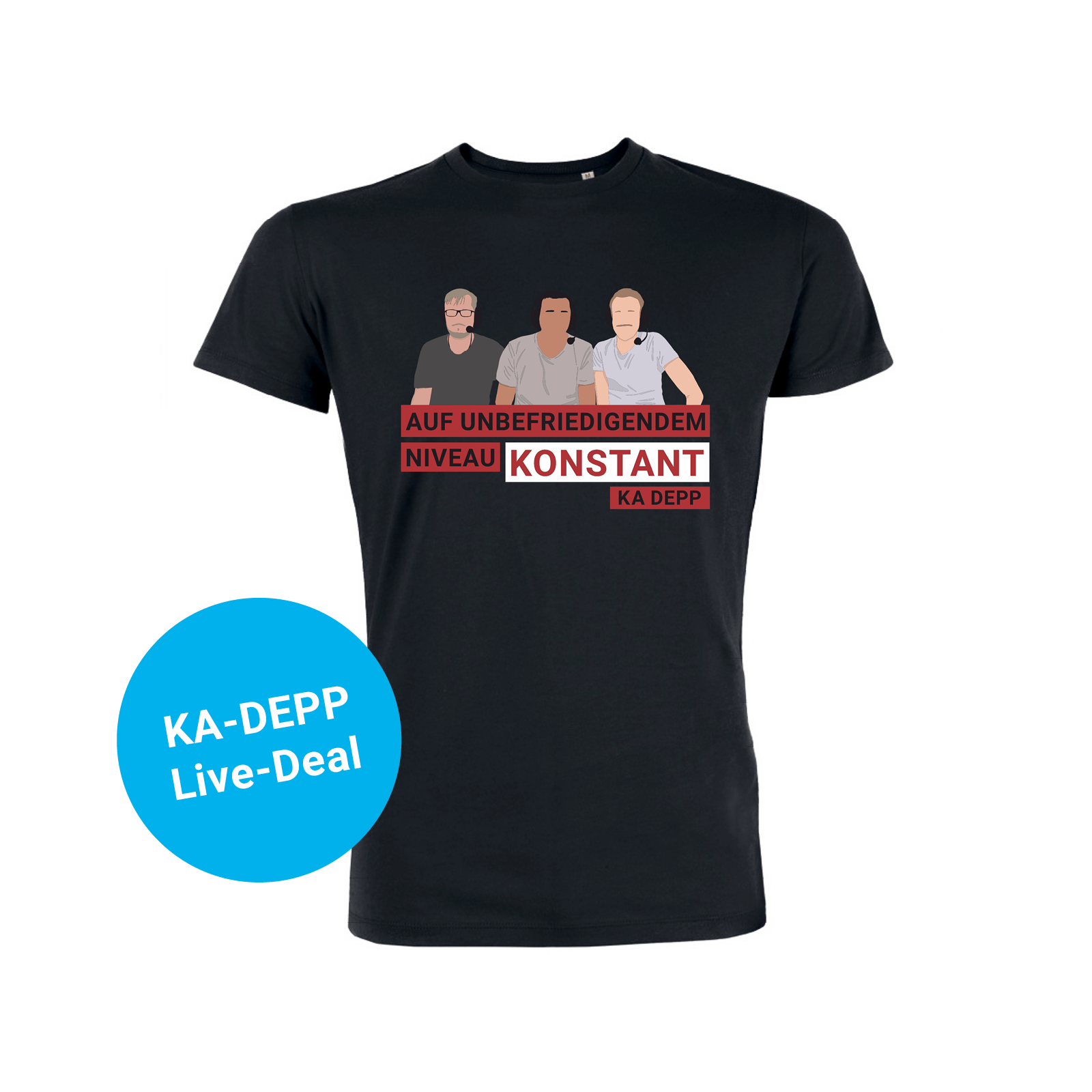 KA DEPP - Konstant - T-Shirt schwarz