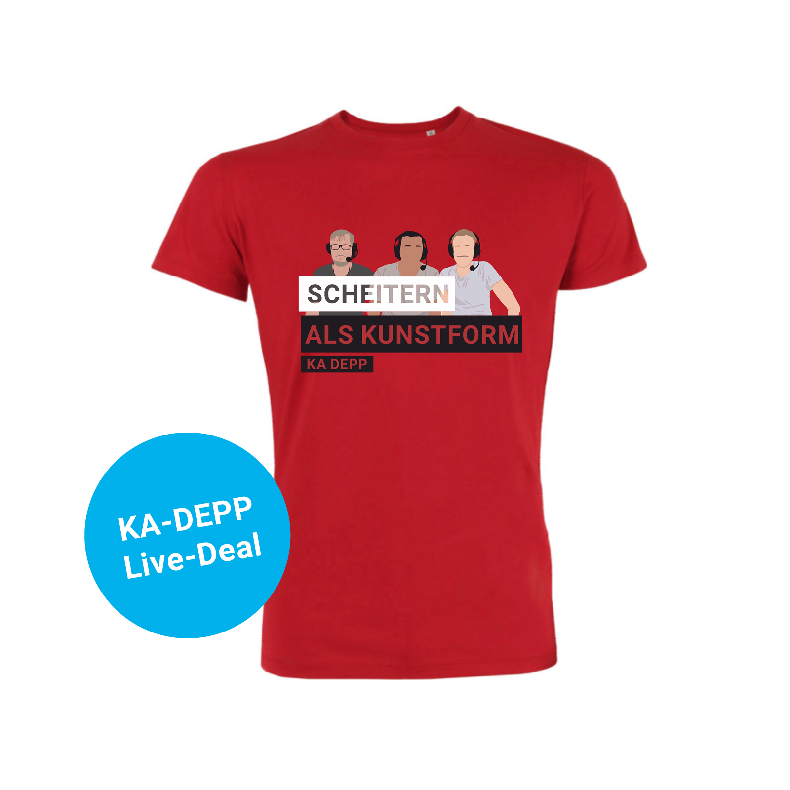 KA DEPP - Scheitern - T-Shirt rot