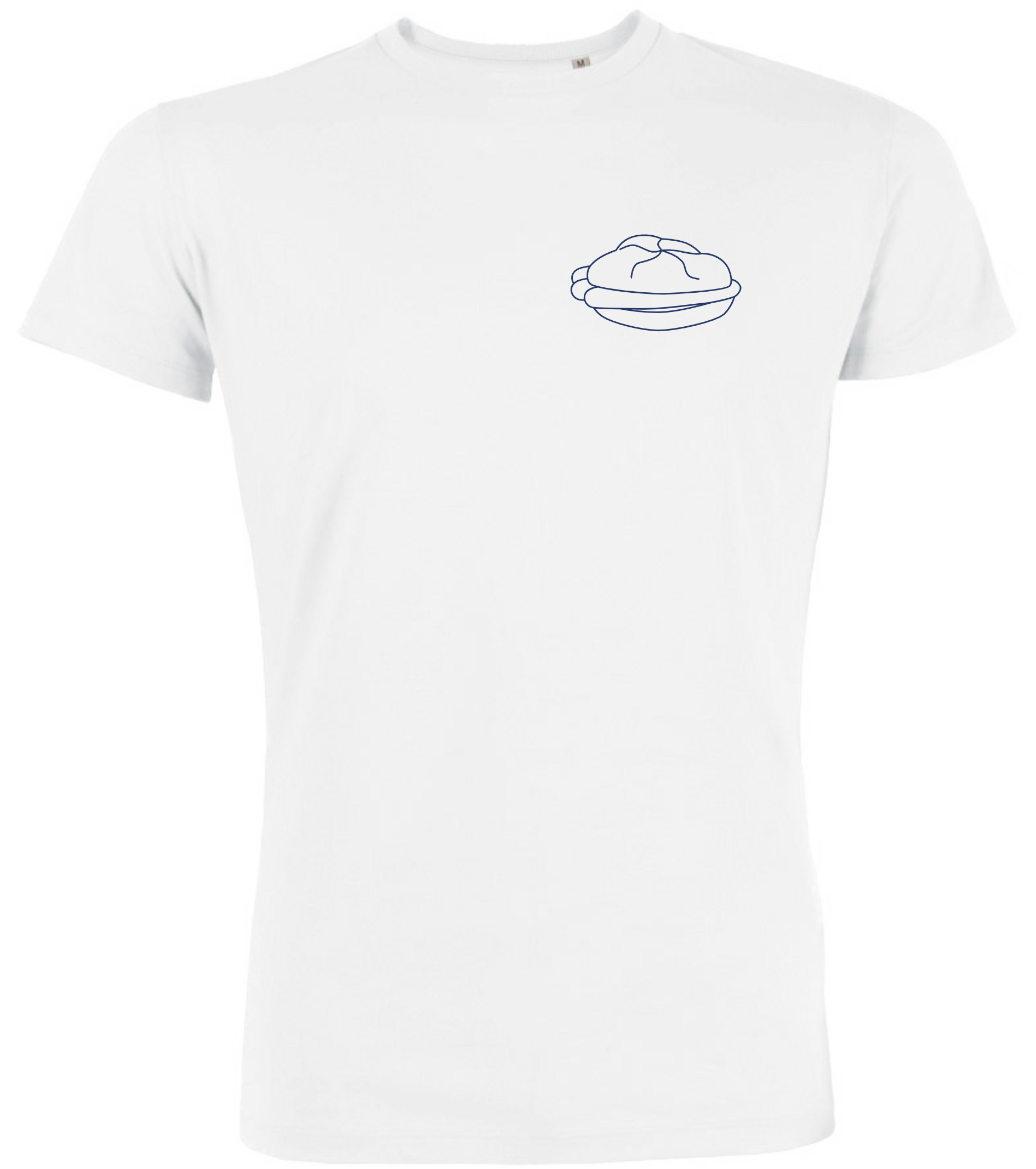 Bratwurst - T-Shirt weiß