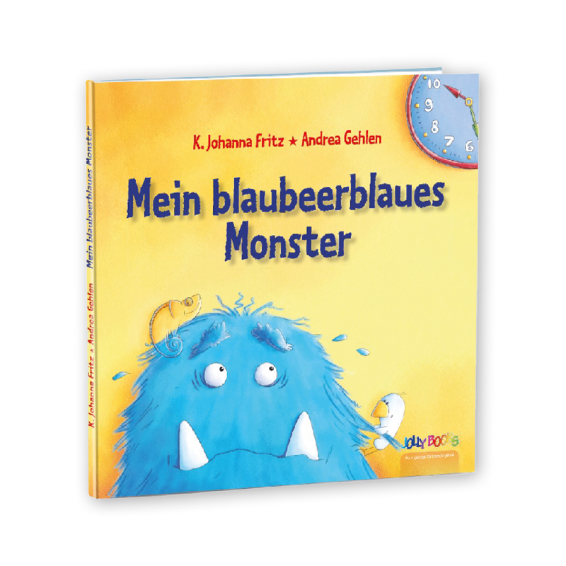 Personalisierbar: Mein blaubeerblaues Monster